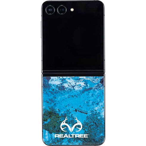 RealTree Xtreme Blue Camo Galaxy Z Flip5 5G Skin